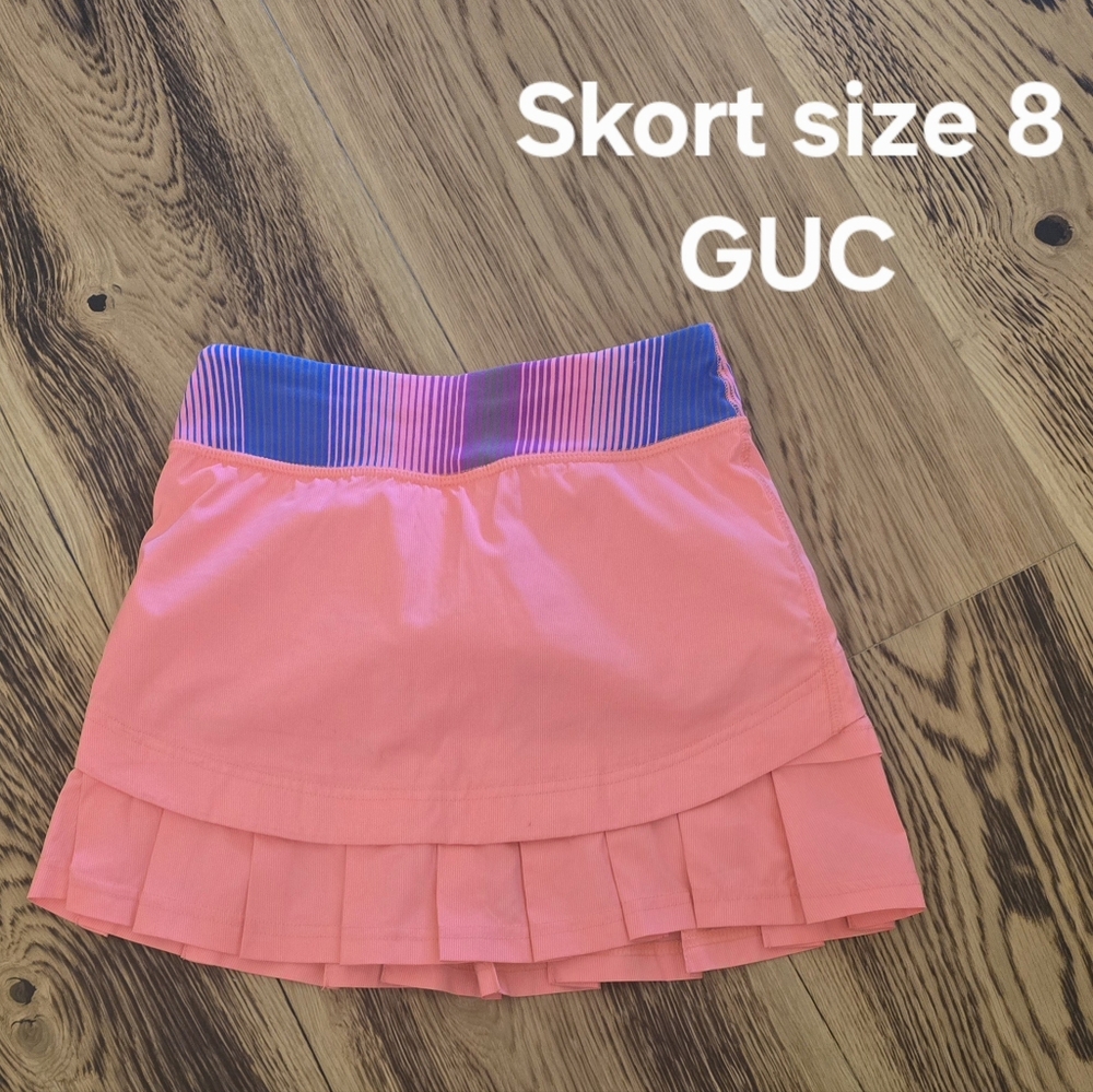 Ivivva by Lululemon for girls - skorts size 8